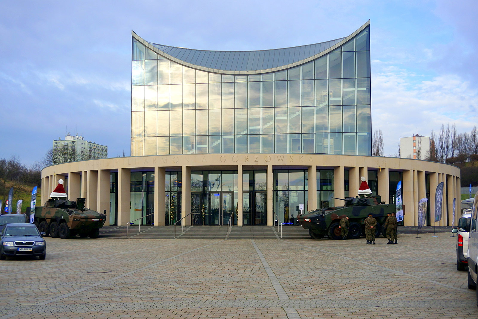 Filharmonia Gorzowska - Plac Sztuk. Gorzow Wielkopolski.